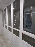 Простое остекление балкона в доме 1605-9/12 - фото 3